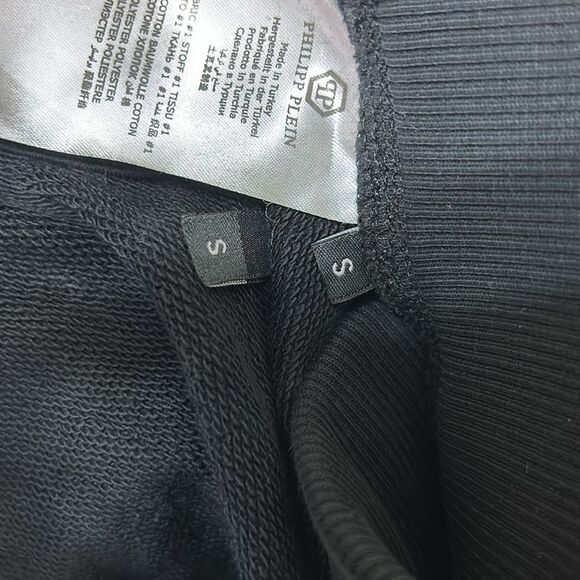 Phillip Plein Black Hoodie Men’s SweatSuit Jogger Set (Size Small) - Picture 9 of 15